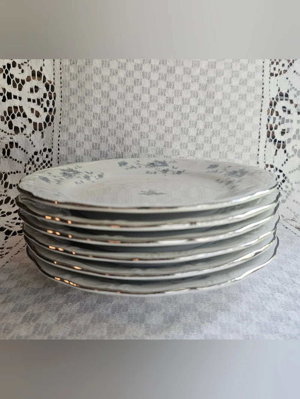 Johann Haviland Blue Garland Plates